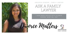 Divorce papers - what do i do - Family Lawyer Sydney