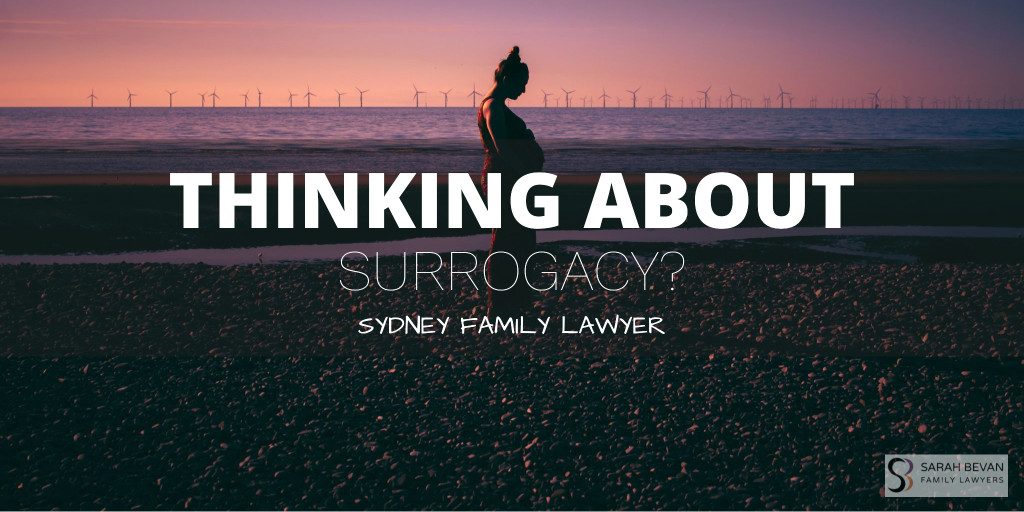 Thinking about surrogacy in australia lawyer sydney
