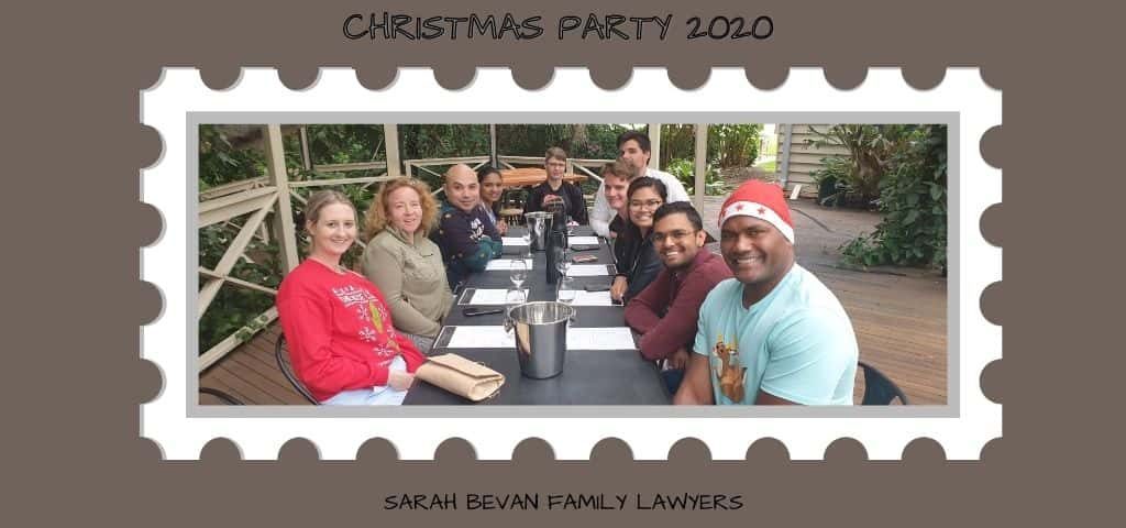 Christmas Party 2020 Sarah Bevan Family Lawyers Parramatta